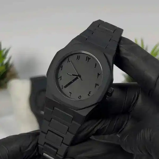 ESTYLO™-Black Arabic Aura Watch