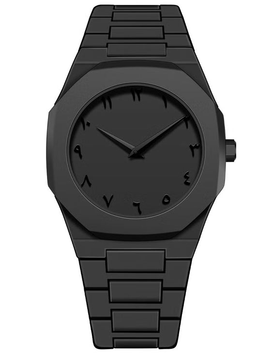 ESTYLO™-Black Arabic Aura Watch