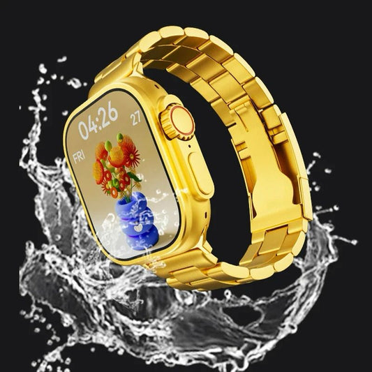ESTYLO™-Ultra 24k Golden Smart Watch