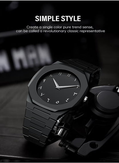 ESTYLO™-Black Arabic Aura Watch